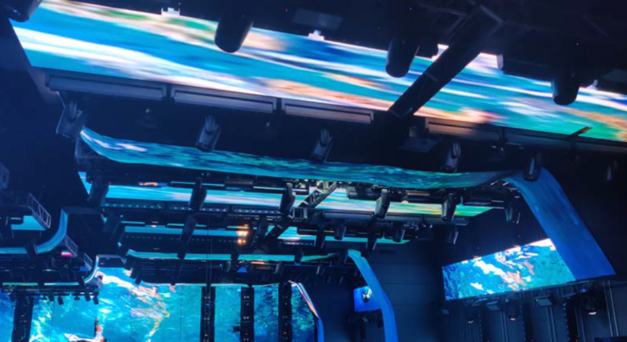 贵州毕节酒吧 P4 多屏 LED 气氛显示项目