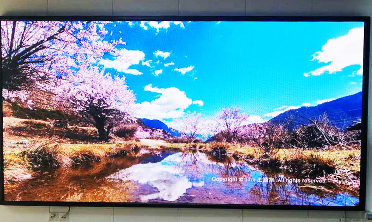 郑州某公司聚会室 LED 显示屏控制系统项目