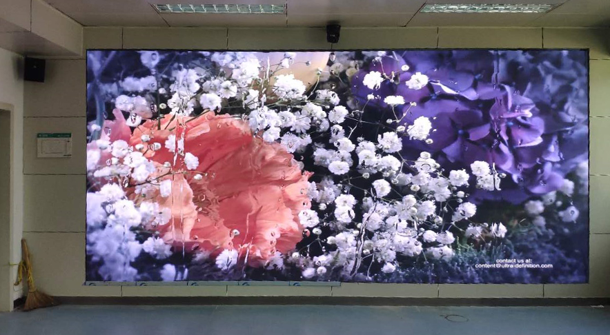 石家庄国家电网 P1.25 超高清 LED 显示屏控制系统项目